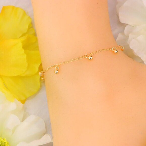 Minimalist Anklet, Sleek & Modern Design, Women’s Fashion, YC110206-A - Picture 9 of 10